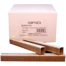 BCS5-1112 SIFCO® 12mm 16Ga. Galvanised Staples 5,000pcs/Box