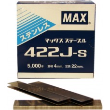 422J-S MAX® 22mm Stainless Industrial Staples 5,000pcs/Box