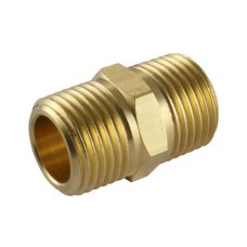 10683, SIFCO® Double Male Brass Nipple 10mm to 10mm Air Fitting