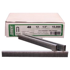 4012-10M OMER® 12mm Galvanised Industrial Staples 10,000pcs/Box