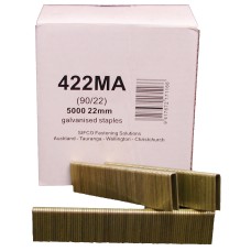 422MA SIFCO® 22mm Galvanised 18Ga. Staples for use in Air Staplers 5,000pcs/Box