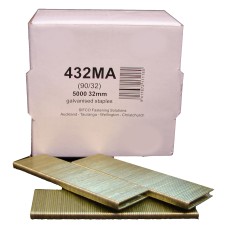 432MA SIFCO® 32mm Galvanised 18Ga. Staples for use in Air Staplers 5,000pcs/Box