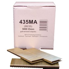 435MA SIFCO® 35mm Galvanised 18Ga. Staples for use in Air Staplers 5,000pcs/Box