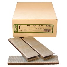 92/35SS-5M OMER® 35mm Stainless 18Ga. Industrial Staples for use in Air Staplers 5,000pcs/Box