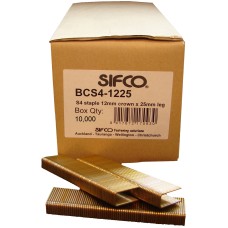BCS4-1225 SIFCO® 25mm 16Ga. Galvanised Staples 10,000pcs/Box
