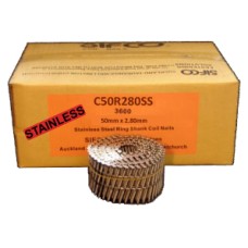 C50R280SS SIFCO® 50mm Stainless Ring Shank Coil Nails