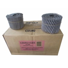 C90R315SS SIFCO® 90mm Stainless Ring Shank Coil Nails