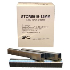 STCR5019-12MM SIFCO® 12mm Galvanised Raised Crown Staples 5,000pcs/Box