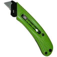 S5R, PHC 3-in-1 Safety Knife Box Cutter, Tape Splitter, & Film, Right Handed, Green