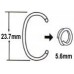 16AL-110 SIFCO® 16mm Aluminium C-Rings 5,000pcs/Box