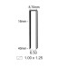 92.38BSQ OMER® 18 Gauge Air Stapler with a Bottom Loading Magazine Medium Size