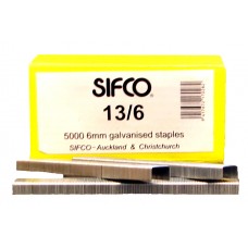 13/6 SIFCO® 6mm Galvanised Staples 5,000pcs/box