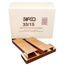 35/15 SIFCO® 15mm Carton Staples 2,000pcs/Box