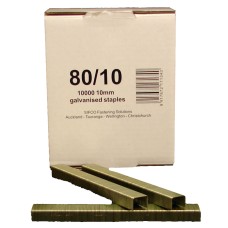 80/10 SIFCO® 10mm Galvanised 21Ga. Upholstery Staples 10,000pcs/Box