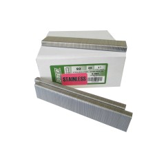 92/25SS OMER® 25mm Stainless 18 Gauge Industrial Staples for use in Air Staplers 5,000pcs/Box
