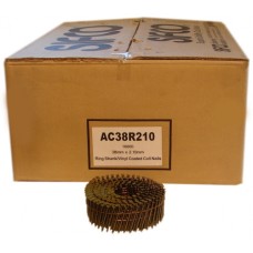 AC38R210 SIFCO® 38mm x 2.10mm Ring Shank Coil Nails 16,800pcs/Box