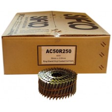 AC50R210 SIFCO® 50mm x 2.10mm Ring Shank Coil Nails 16,800pcs/Box