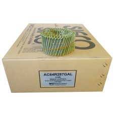 AC64R287GAL SIFCO® 64mm x 2.87mm Galvanised Ring Shank Coil Nails 6,000pcs/Box