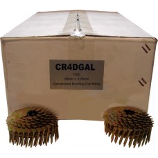 CR4DGAL SIFCO® 38mm Galvanised Smooth Shank Roofing Coil Nails 7,200pcs/box