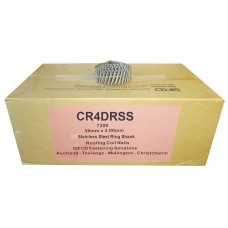 CR4DRSS SIFCO® 38mm Stainless Steel Ring Shank Roofing Coil Nails 7,200pcs/box