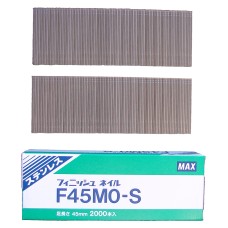 F45M0-S MAX® 45mm C145 18 Gauge Stainless Brads 2,000pcs/Box