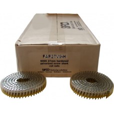 FAP27V9-H SIFCO® 27mmx2.90mm Hardened Steel Penetrating Coil Nails 6,000pcs/Box