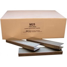 M25-3M OMER® 25mm M13BAB Galvanised Industrial Staples 3,000pcs/Box