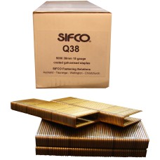 Q38 SIFCO® 38mm 15 Gauge Galvanised Staples 5,000pcs/box