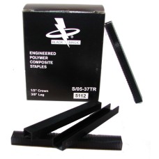 S/05-37TR RAPTOR® 10mm 19Ga. Black Polymer Staples 5,040pcs/Box