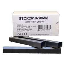 STCR2619-10MM SIFCO® 10mm Fine Wire Raised Crown Galvanised Staples 5,000pcs/Box