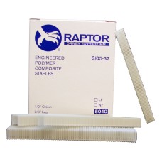 S/05-37 RAPTOR® 10mm 19 Ga. Polymer Staples 5,040pcs/Box