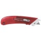 S4L, PHC Left Handed Safety Knife with Tape Splitter Red