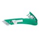 S4SR, PHC Right Handed Spring return Safety Knife with Tape Splitter Green