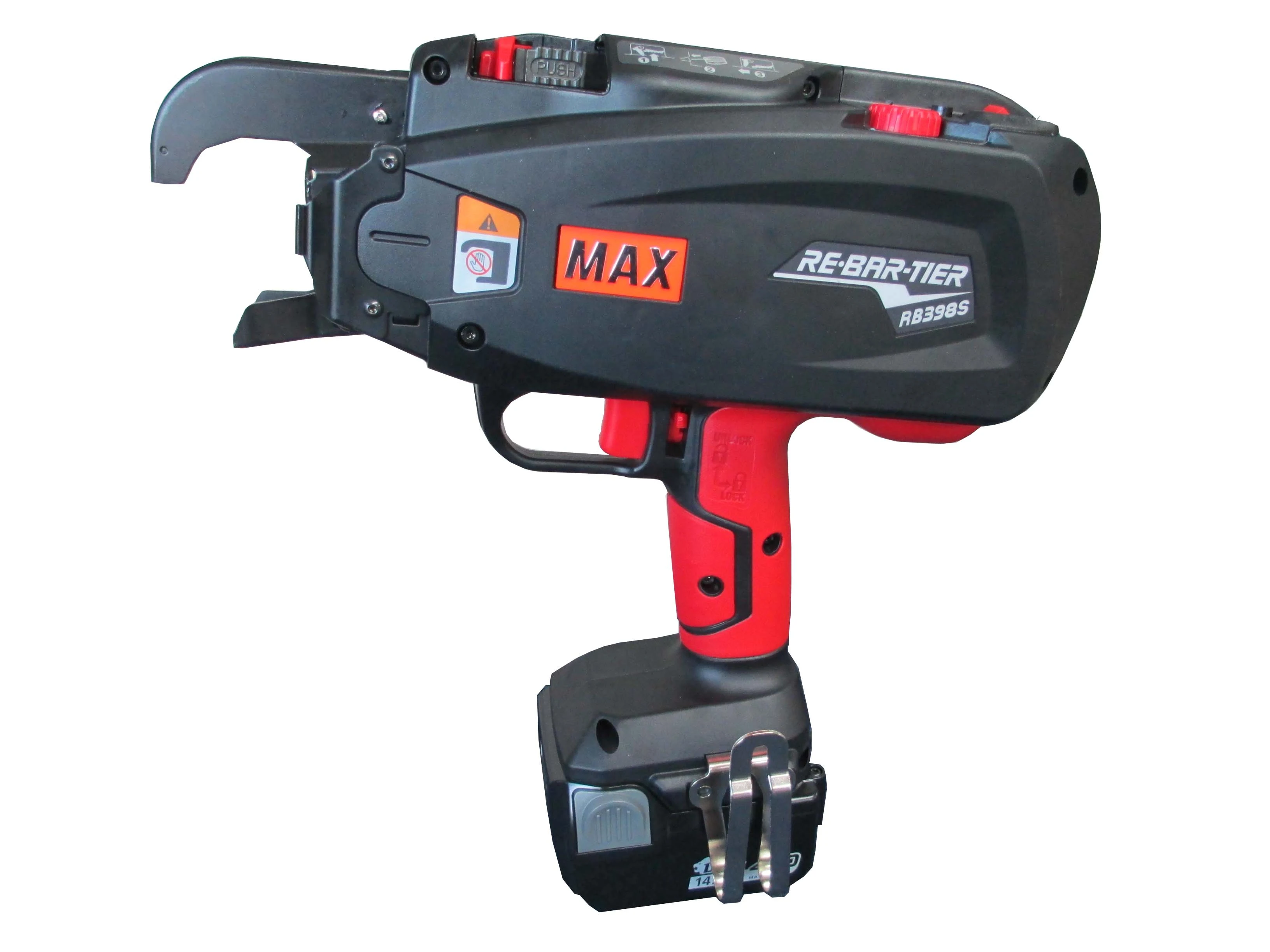 RB398S, MAX® 14.4volt 5.0Ah Battery Rebar Tier - Ties from 20mm to 39mm