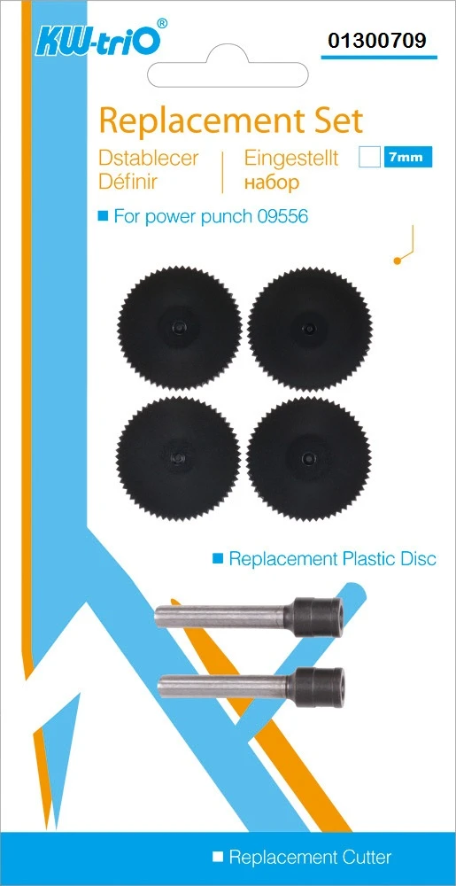 01300709 KW-triO Heavy Duty Hollow Punch and Disk Set