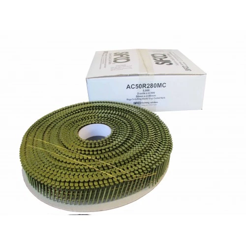 AC50R280MC SIFCO® 50mm x 2.80mm Ring Shank Mega Coil Nails 5,000pcs/Box