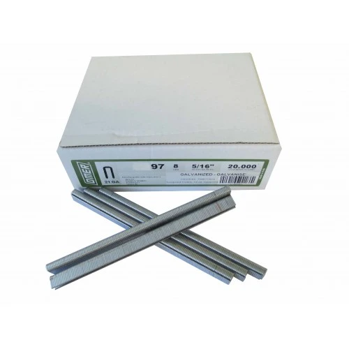 97/8-20M OMER® 8mm Galvanised Staples 20,000pcs/Box