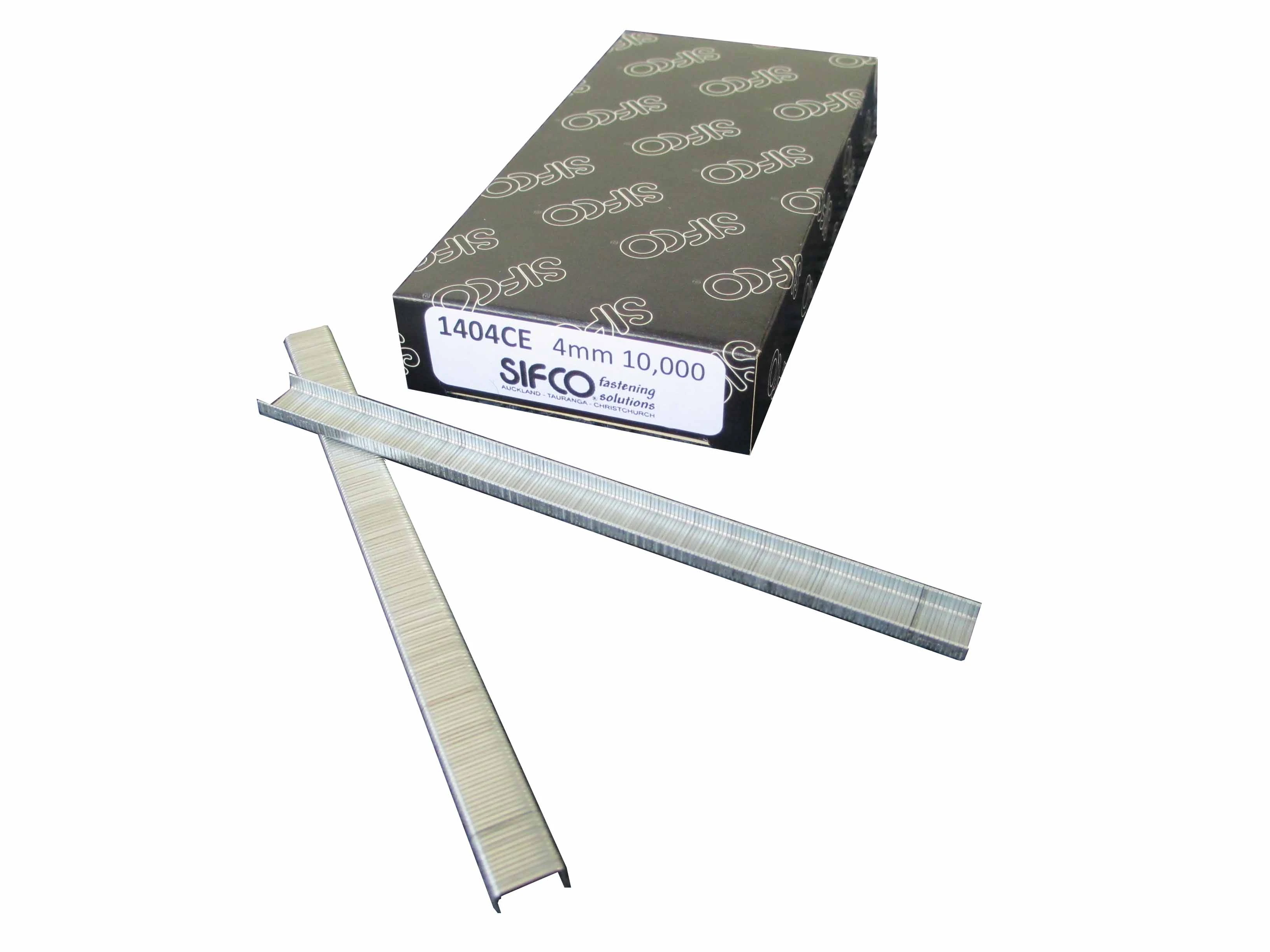 1404CE OMER® 4mm Galvanised Upholstery Staples 10,000pcs/Box