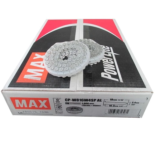 CP-W816W4SP-AL MAX® 16mm x 3.40mm Hardened Concrete Stepped Coil Nail