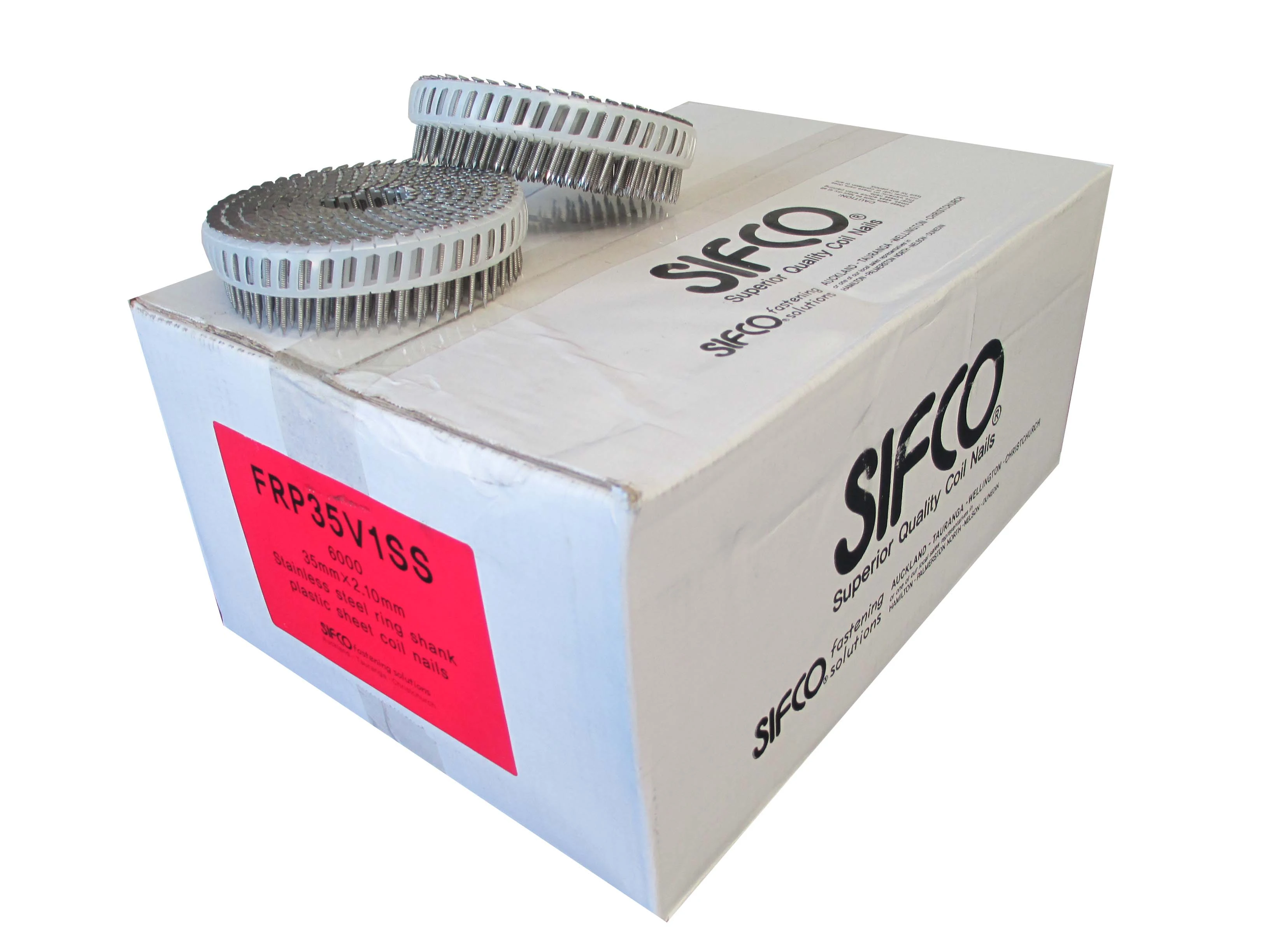 FRP35V1SS SIFCO® 35mm x 2.10mm Stainless Steel Ring Shank Coil Nails