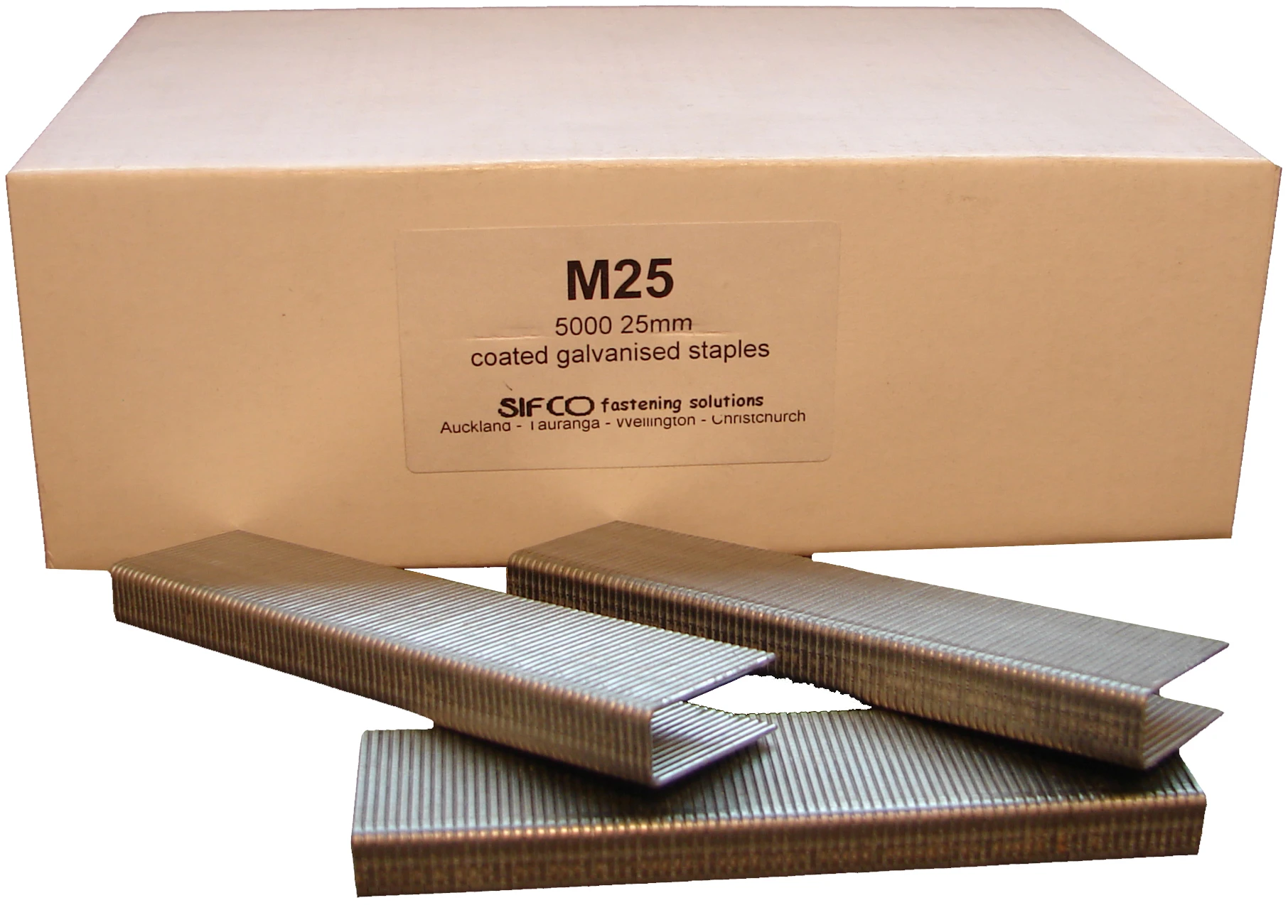 M25 SENCO® 25mm M13BAB Galvanised Industrial Staples 5,000pcs/Box