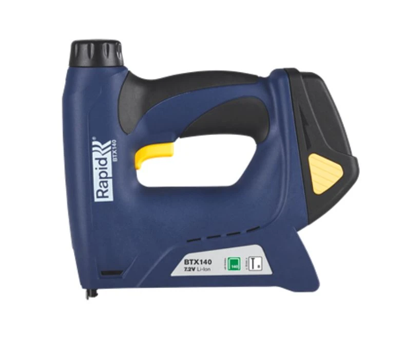 BTX140 RAPID Cordless Battery Tacker - uses 140 series staples 6mm up to 14mm / F10 & F16 brads