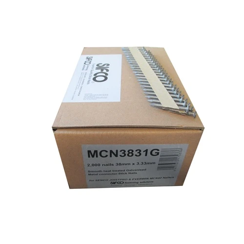 MCN3831G-2M SIFCO® 38mm x 3.30mm Hardened Galvanised Metal Connector Nails 2,000pcs/box