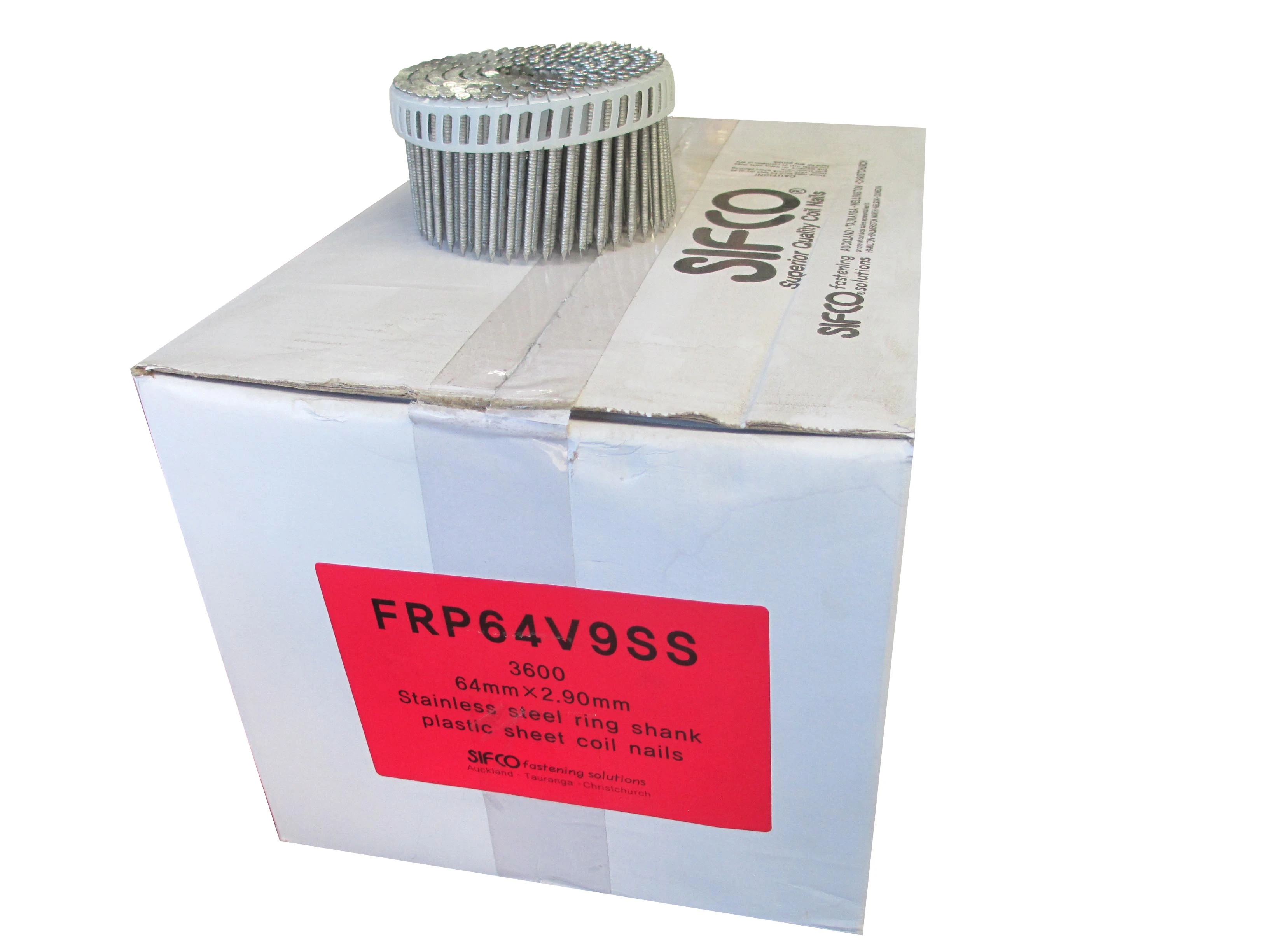 FRP64V9SS SIFCO® 64mm x 2.90mm Stainless Steel Ring Shank Coil Nails