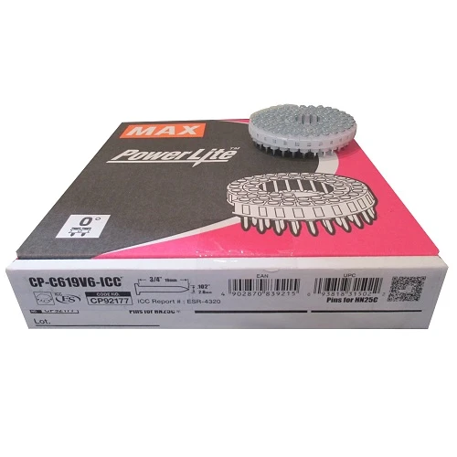 CP-C619V6-ICC MAX® 19mm x 2.60mm Hardened Concrete Coil Nails