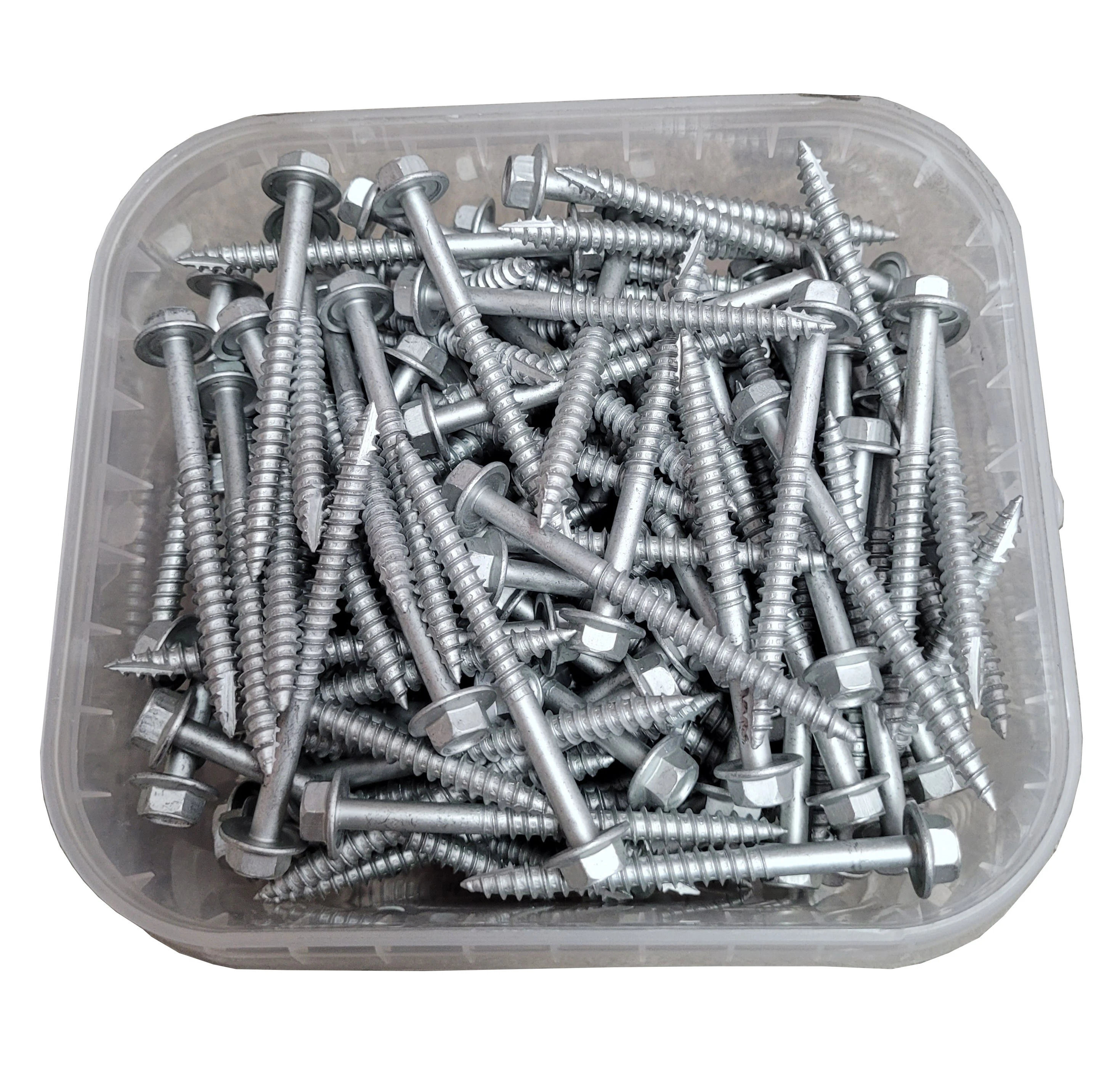 S14X100TEKGAL SIFCO® 100mm x 14Ga. HWF Tek CL4 Galv Screws, 200pcs/Box