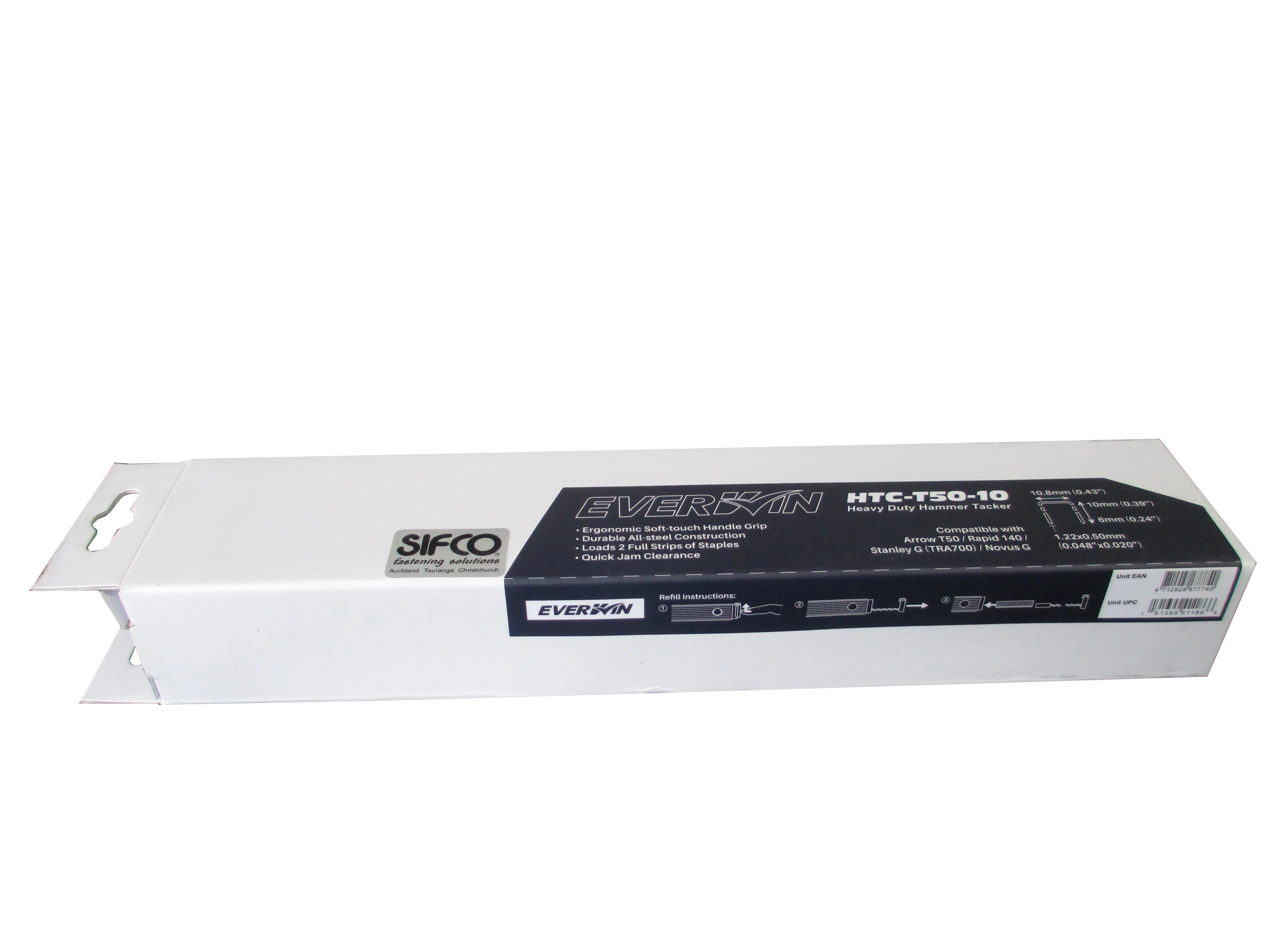 HTCT50-10, EVERWIN® Hammer Stapler - uses 140 series staples 6mm up to 10mm