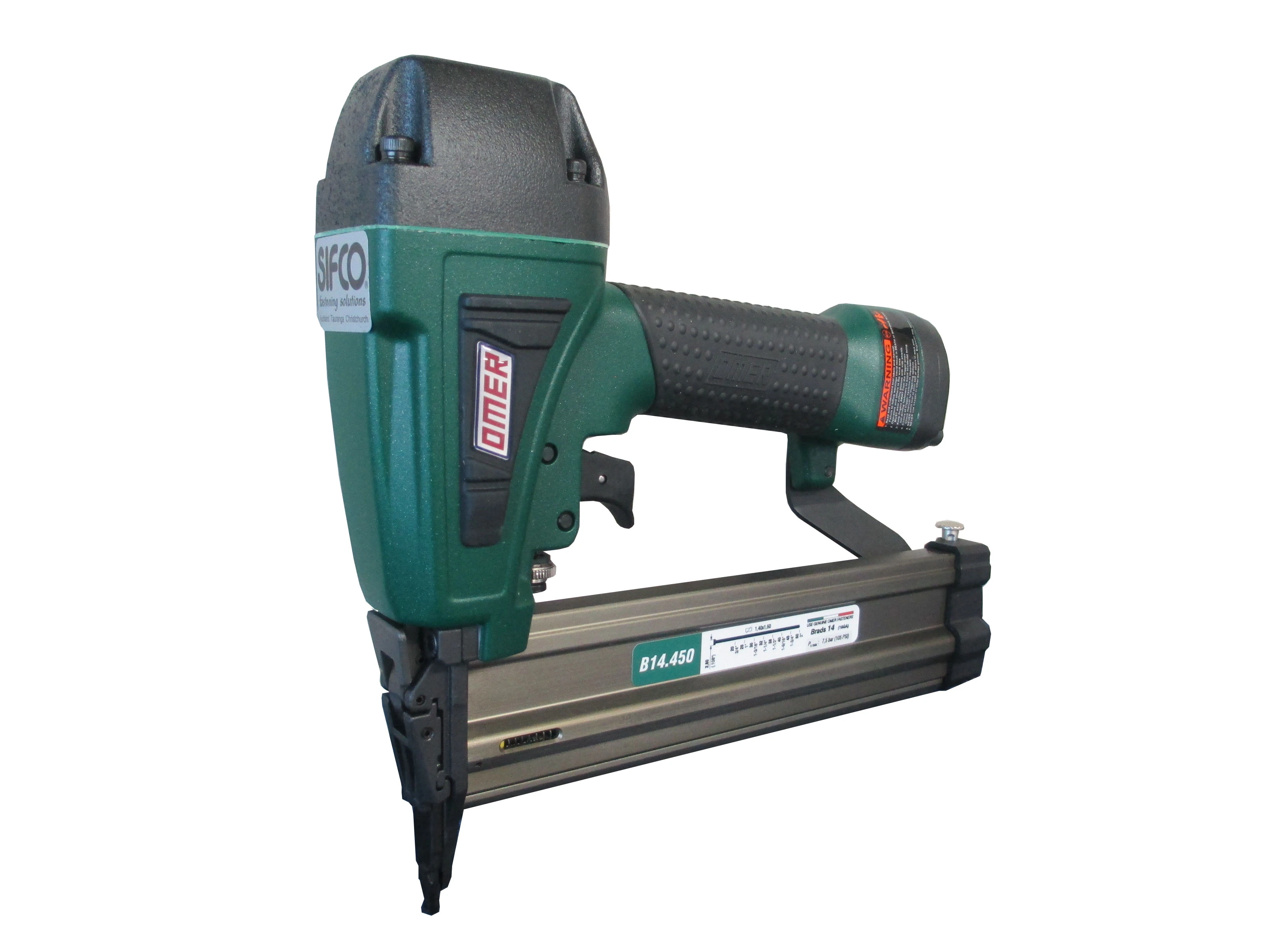 B14.450 OMER® BT1200 Series 16 Gauge 22mm to 50mm Brad Nailer