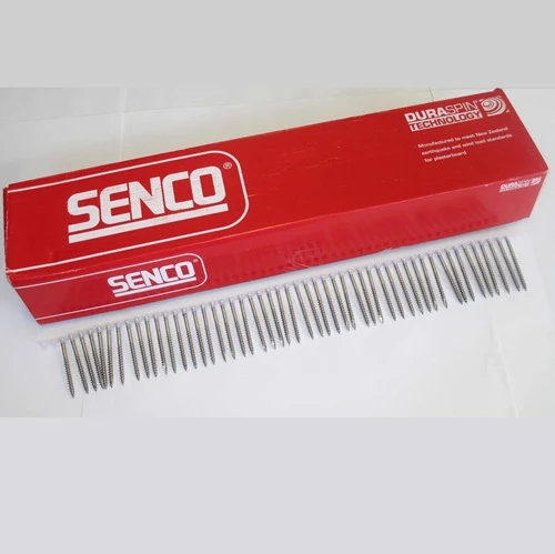 S08R250SBSS SENCO® 65mm x 8Ga. 316 Stainless Flat Head Coarse Collated Flooring Screws, 1,000pcs/Box