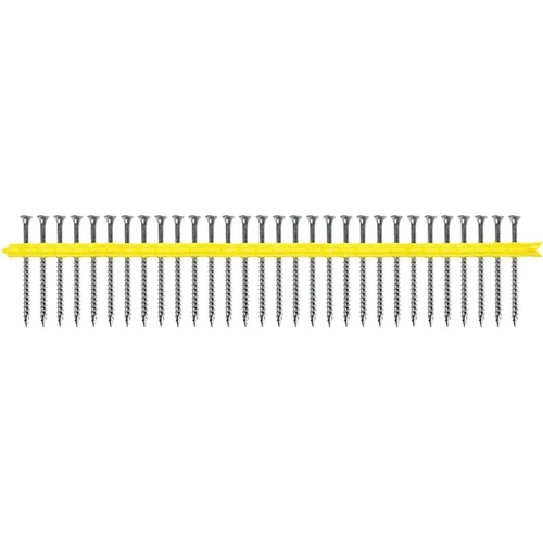 QDSS3DSC212BS316 Quik Drive® 65mm x 10Ga. 316 Stainless Flat Head Coarse Collated Flooring Screws, 1,5000pcs/Box